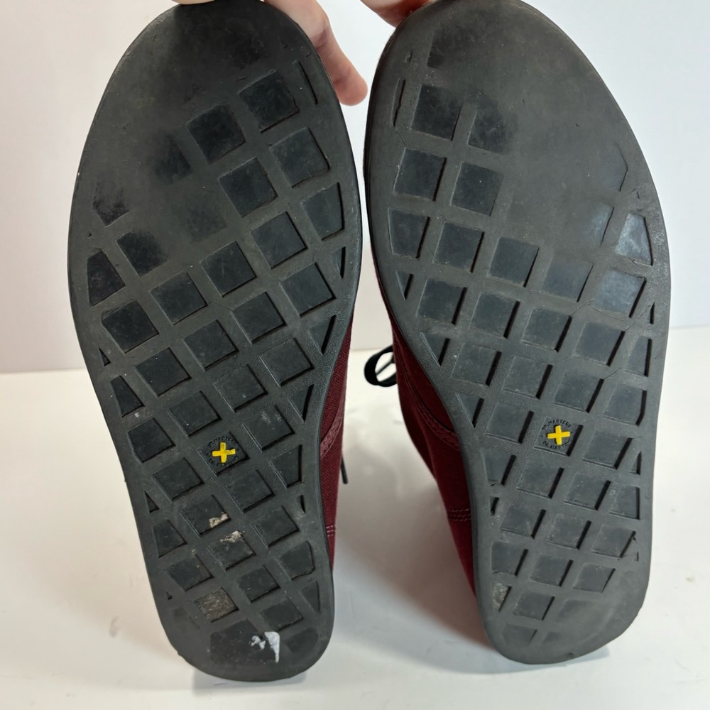 Dr Martens Shoreditch Canvas Boots Men Sz 10/W 12-Burgundy Color Lace Up Utility - Picture 8 of 8